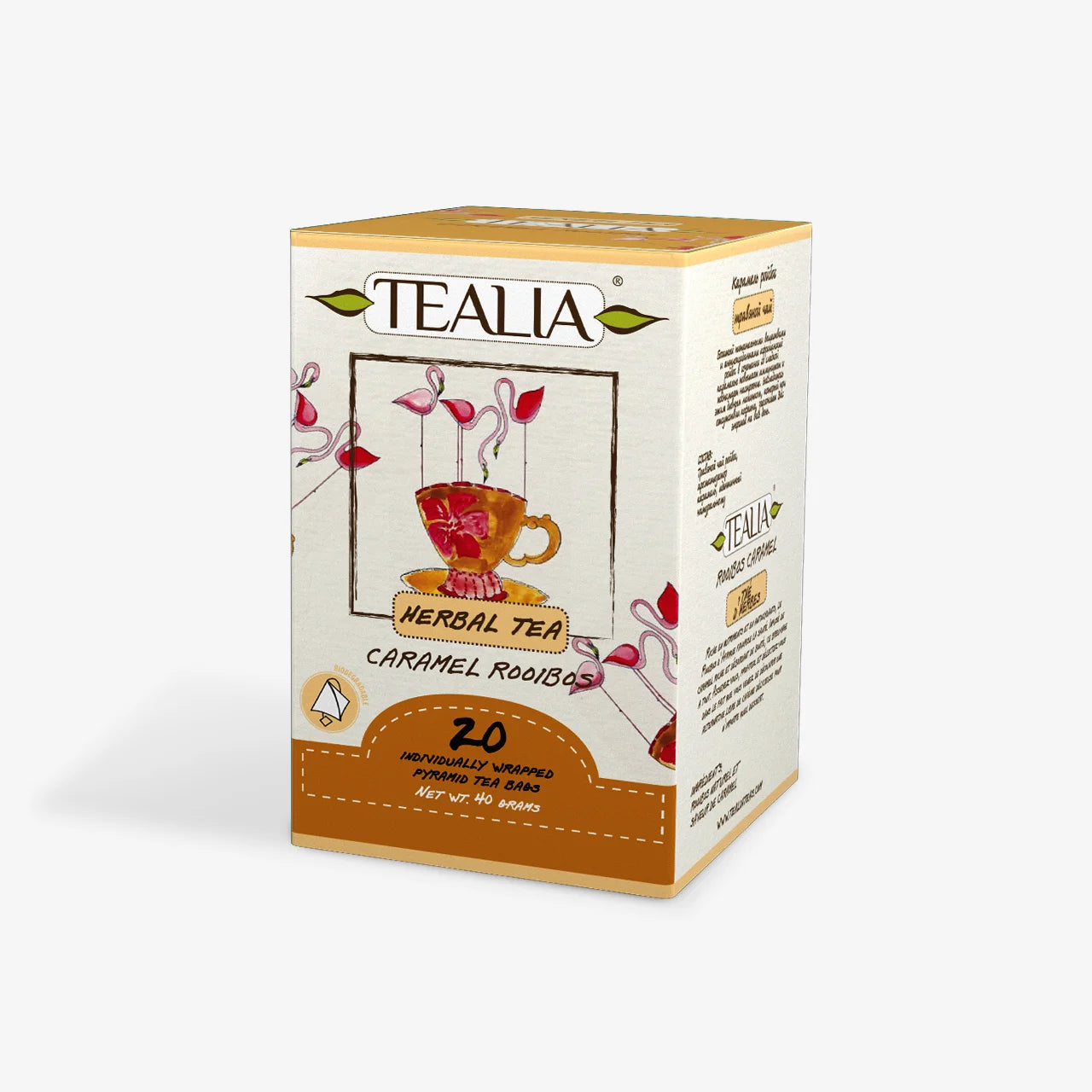 Caramel Rooibos (20 Pyramid Enveloped Sachets)