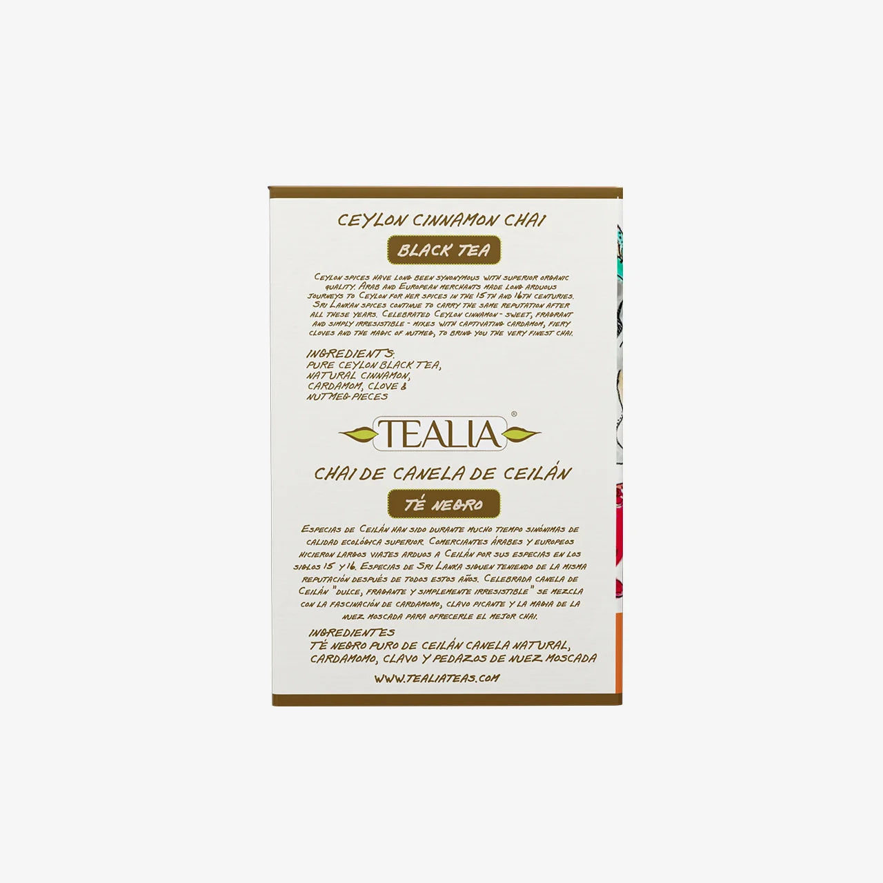 Ceylon Cinnamon Chai (20 Pyramid Envelope Sachets)