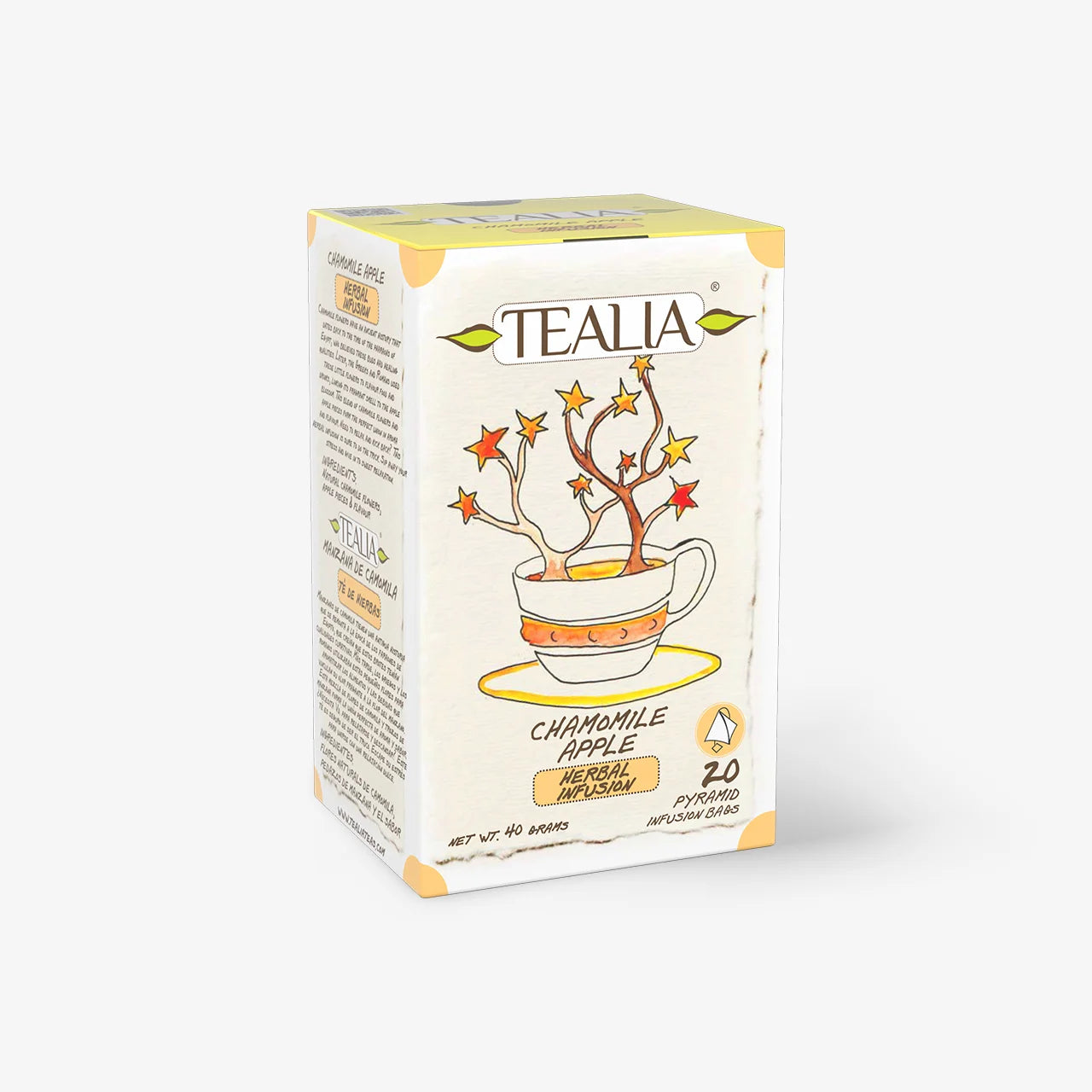 Chamomile Apple (20 Pyramid Envelope Sachets)