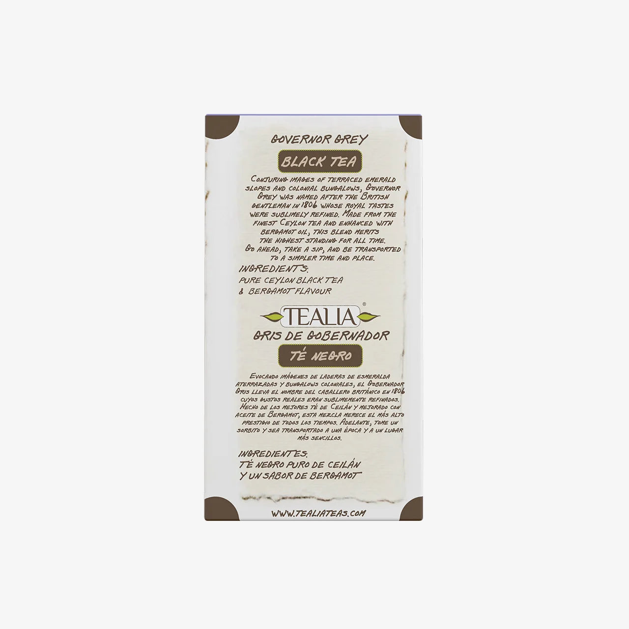 Governor Grey (20 Pyramid Tea Bags)