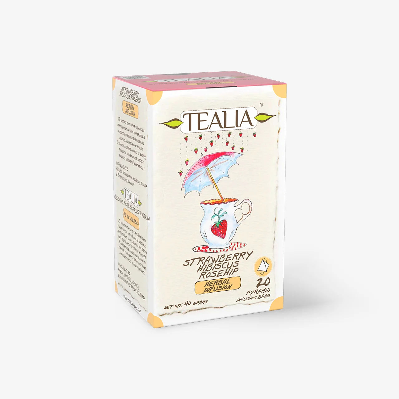 Strawberry Hibiscus Rosehip (Pyramid Infusion Bags)