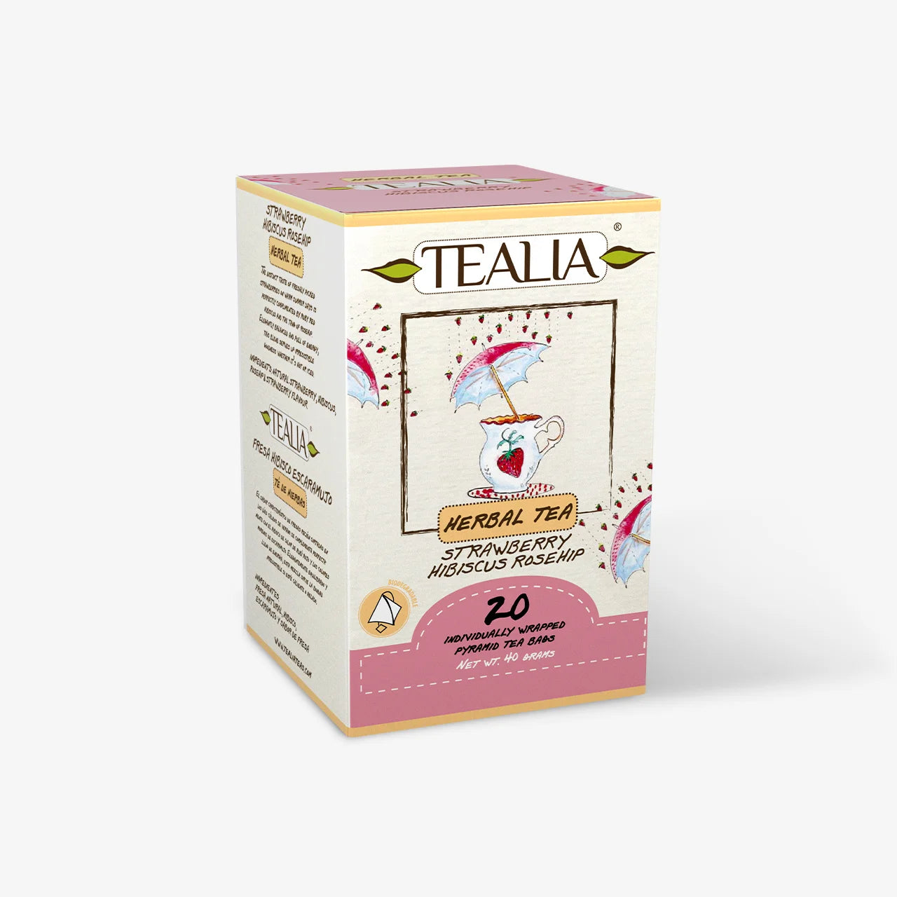 Strawberry Hibiscus Rosehip (20 Packed Sachets)