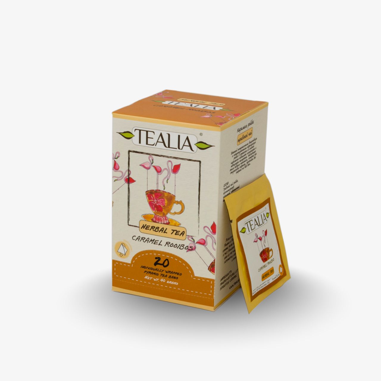 Caramel Rooibos (20 Pyramid Envelope Sachets)