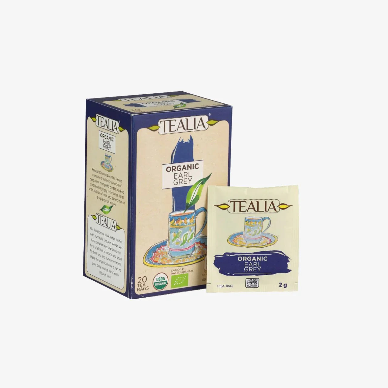 Organic Earl Grey (20 Envelope Tea Bags)